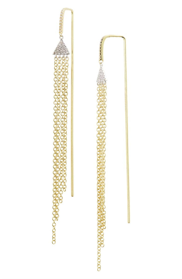 Diamond Drop Earrings