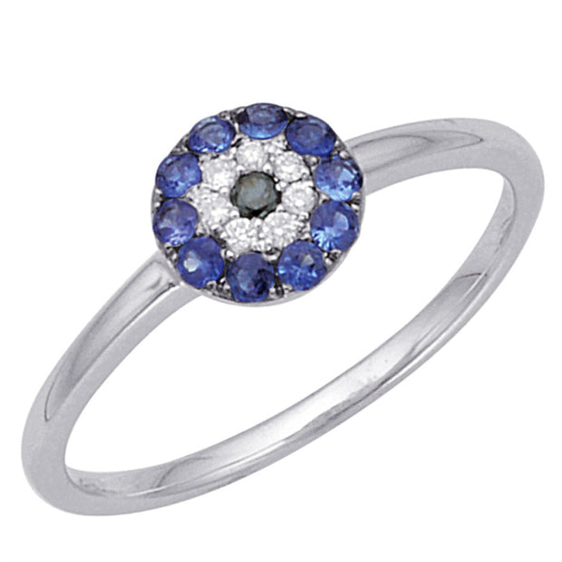 Sapphire and Diamond Ring