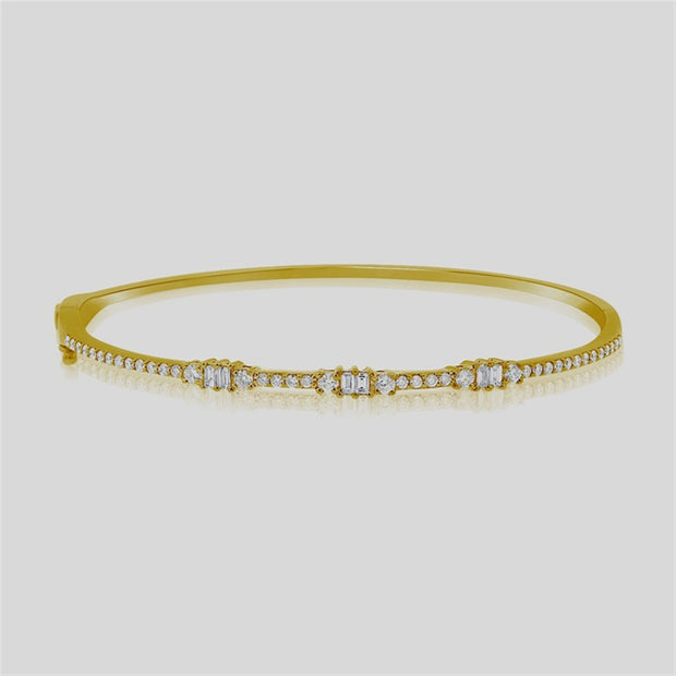 Diamond Bangle Bracelet