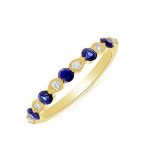 Sapphire and Diamond Ring