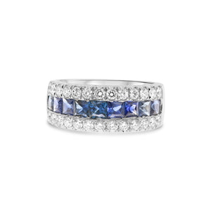 Sapphire and Diamond Ring