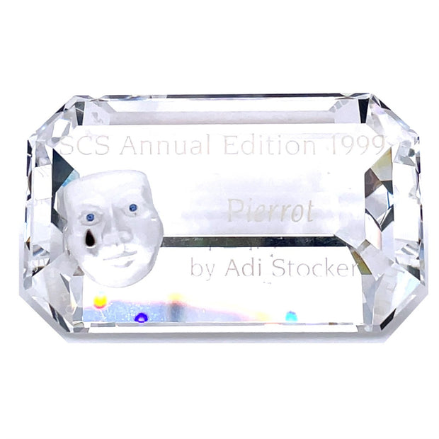 Swarovski Crystal Masquerade Pierrot Plaque