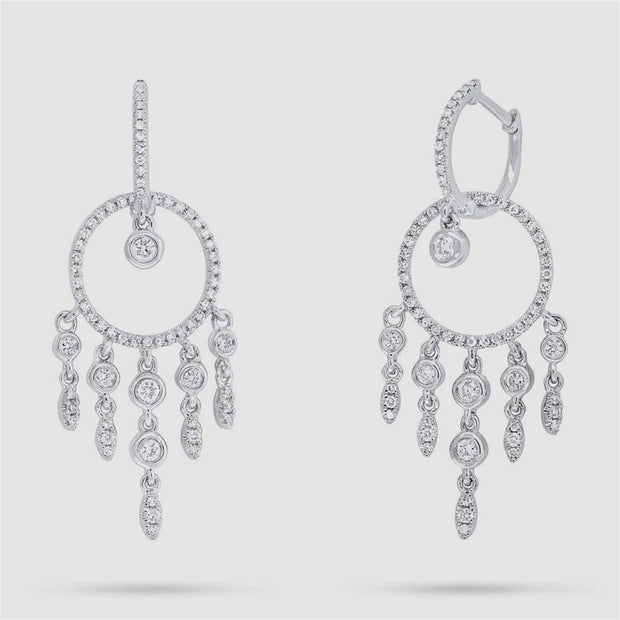 Diamond Drop Earrings
