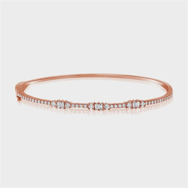 Diamond Bangle Bracelet