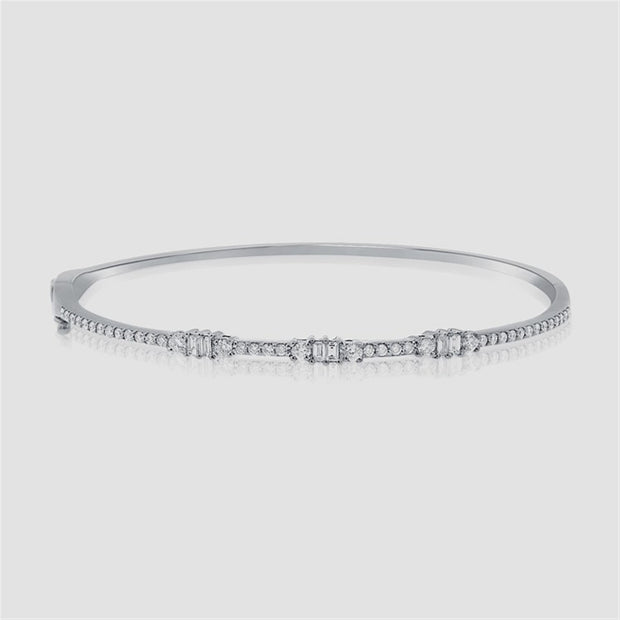 Diamond Bangle Bracelet