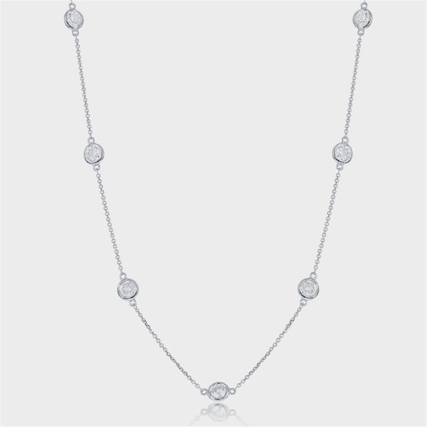 Diamond By The Yard Necklace
