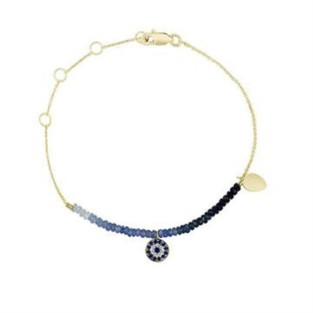 Diamond Evil Eye Bracelet