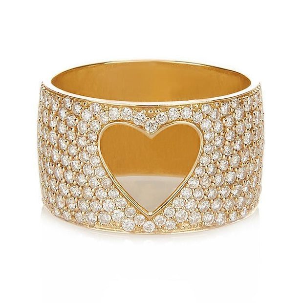 Diamond Heart Ring