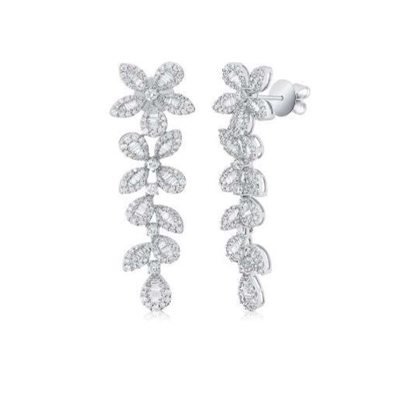Diamond Drop Earrings