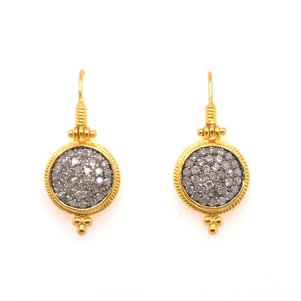 24k gold diamond earrings Clearance