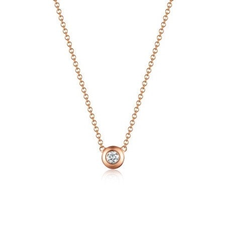 Diamond Solitaire Necklace