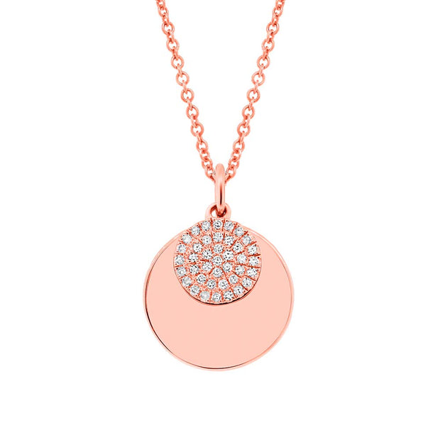 Diamond Circle Necklace