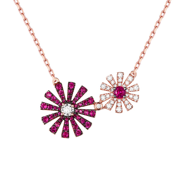 Ruby and Diamond Necklace