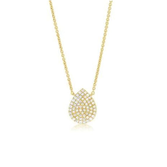 Diamond Teardrop Necklace