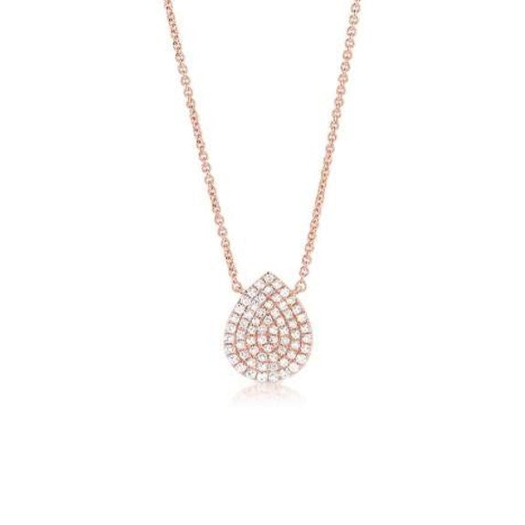 Diamond Teardrop Necklace