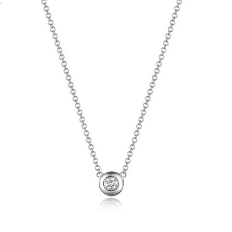 Diamond Solitaire Necklace