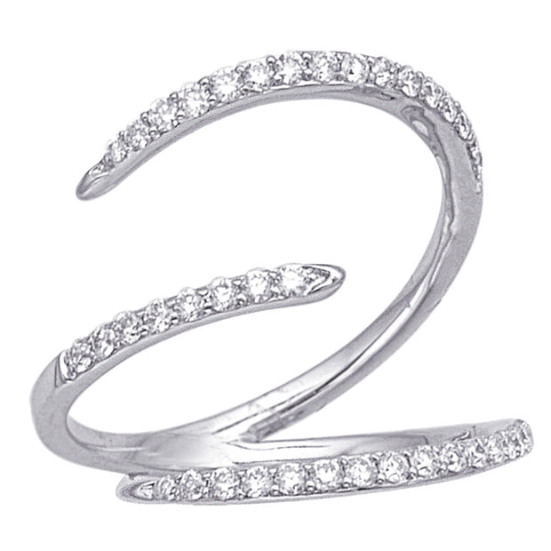 Diamond Bypass Ring