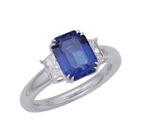 Sapphire and Diamond Ring