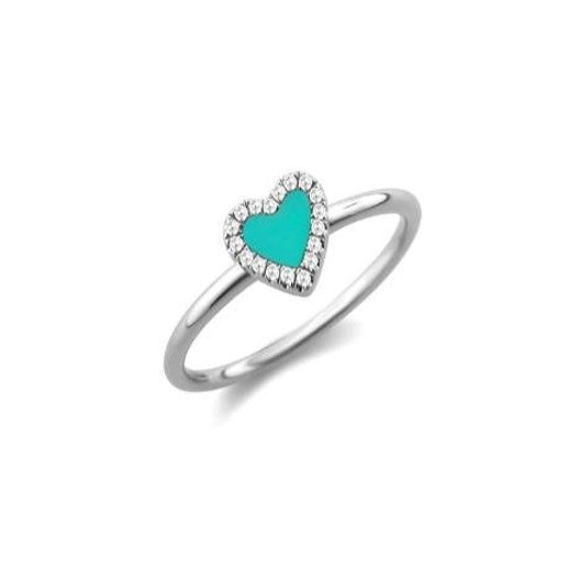 Turquoise and Diamond Ring