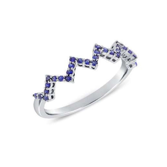 Sapphire and Diamond Ring