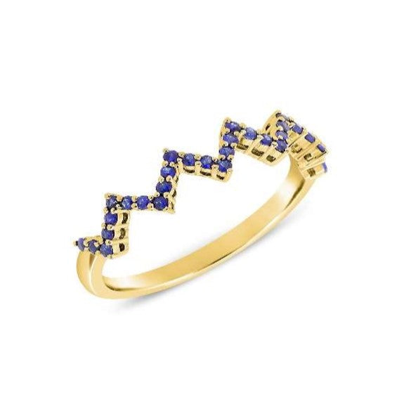 Sapphire and Diamond Ring