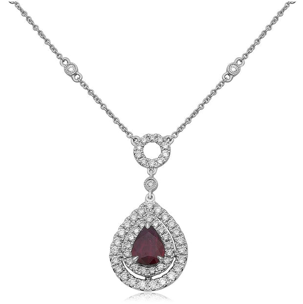 Ruby and Diamond Necklace