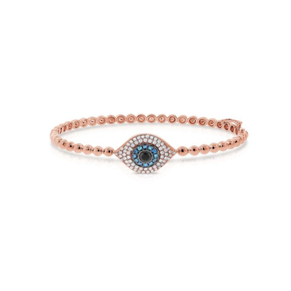 Diamond Evil Eye Bracelet