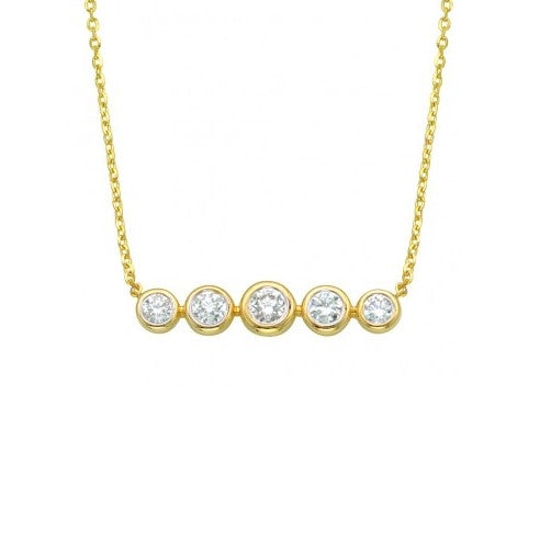 Diamond Bar Necklace