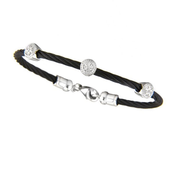 Diamond Cable Bangle