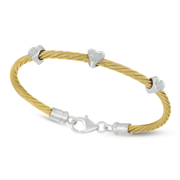 Diamond Cable Bangle