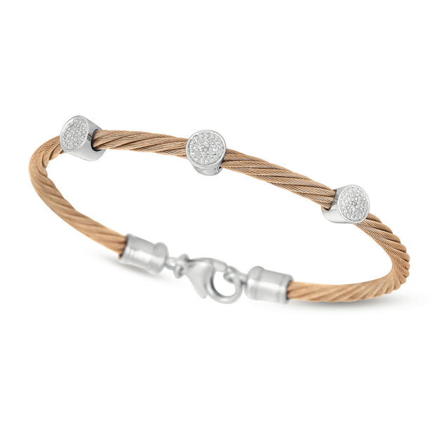 Diamond Cable Bangle