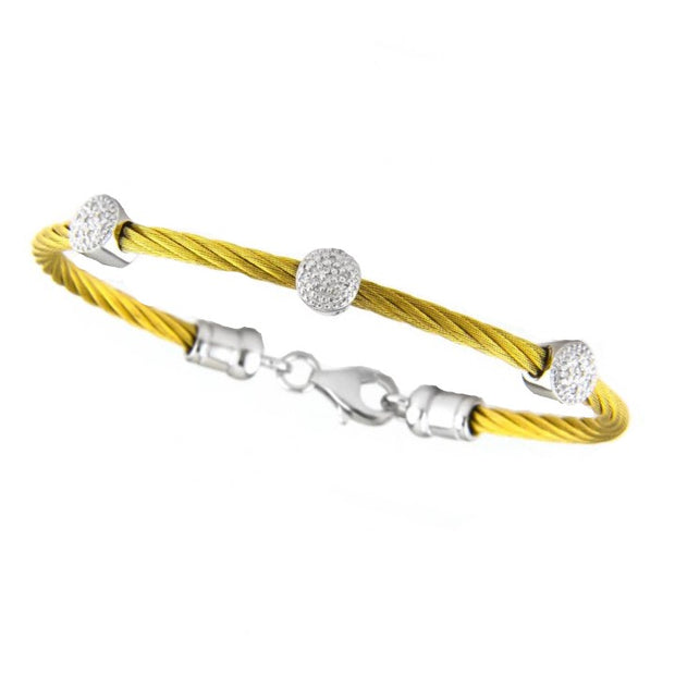 Diamond Cable Bangle