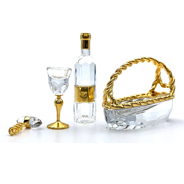 Swarovski Crystal Wine Set