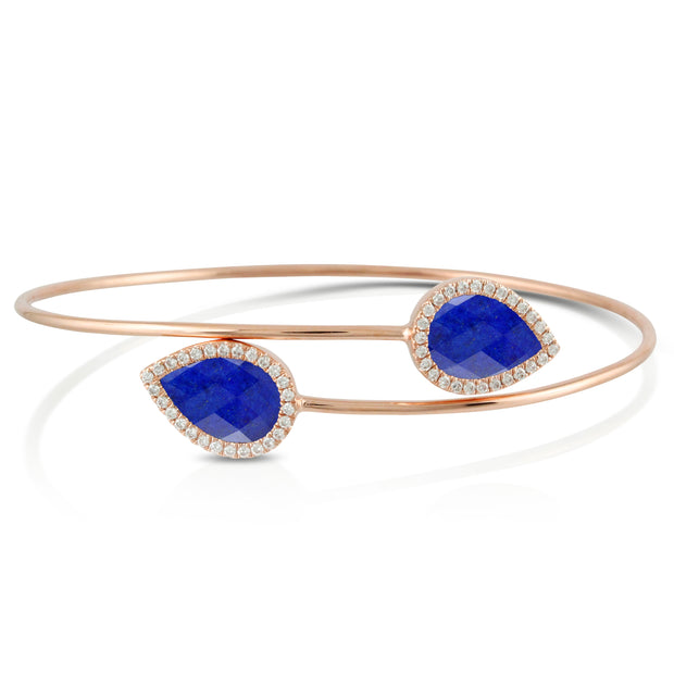 Lapis and Diamond Bracelet