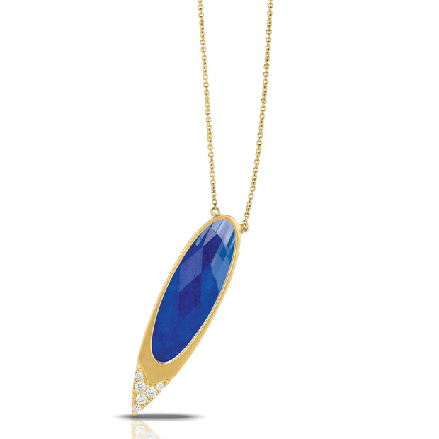 Lapis and Diamond Necklace