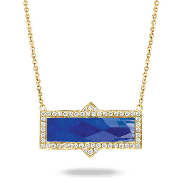 Lapis and Diamond Necklace